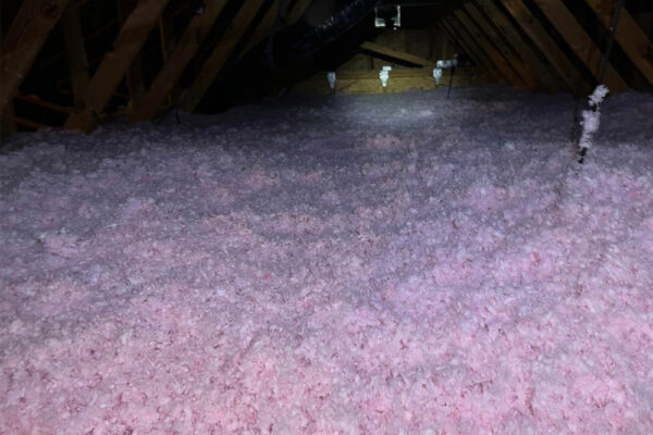 Blown in insulation in Orlando home
