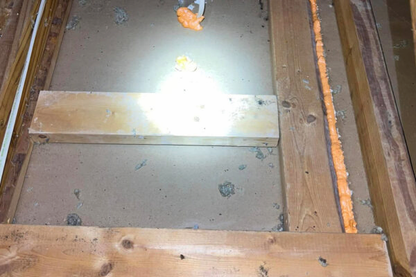 attic insulation removal, inspection